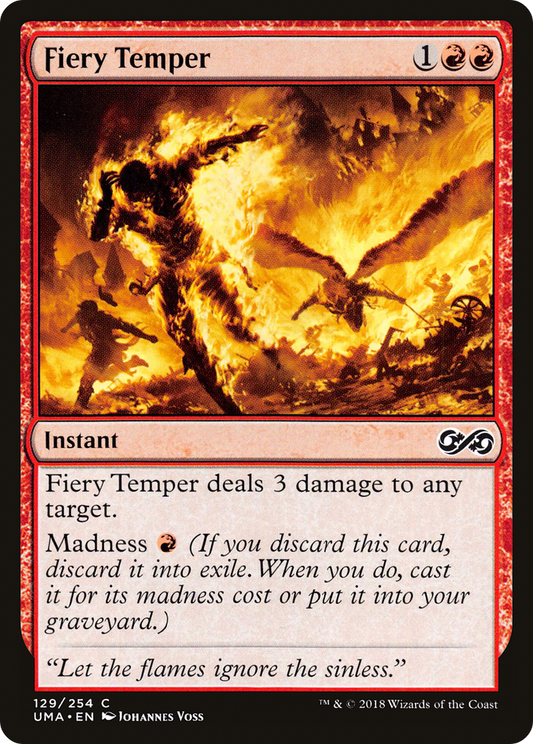 Fiery Temper (129) - Ultimate Masters Foil