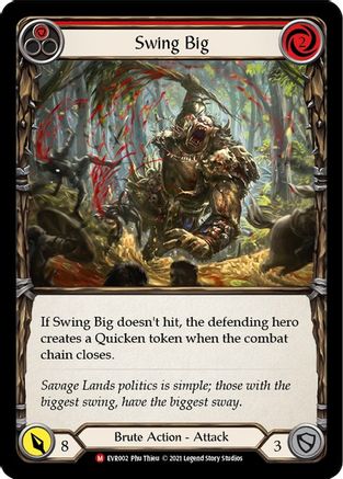 Swing Big (EVR002) 1st Edition Rainbow Foil - Everfest