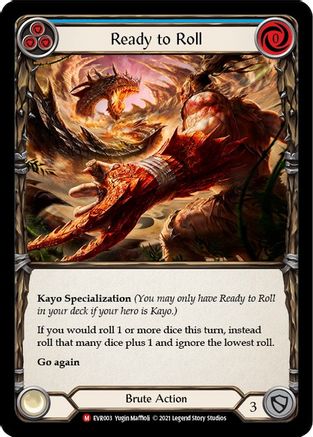 Ready to Roll (EVR003) (1st Edition) Rainbow Foil - Everfest