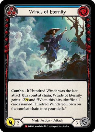 Winds of Eternity [EVR040] (Everfest)  1st Edition Rainbow Foil