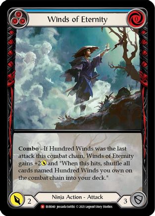 Winds of Eternity (Extended Art) (EVR040) 1st Edition Rainbow Foil - Everfest
