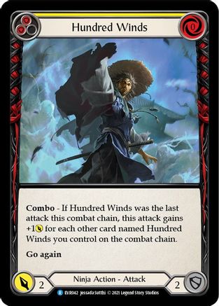 Hundred Winds (Yellow) (EVR042) 1st Edition  - Everfest