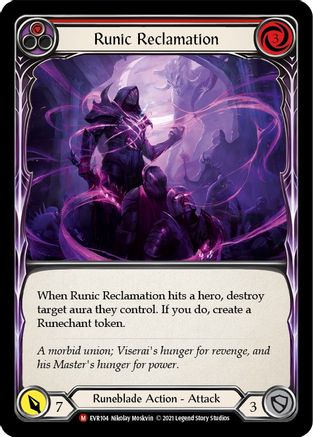 Runic Reclamation (EVR104) (1st Edition) Rainbow Foil - Everfest