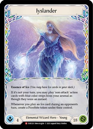 Iyslander (EVR120) 1st Edition Rainbow Foil - Everfest