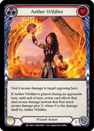 Aether Wildfire (EVR123) (1st Edition) - Everfest