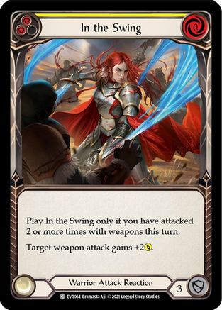 In the Swing (Yellow) (EVR064) (1st Edition) Rainbow Foil - Everfest