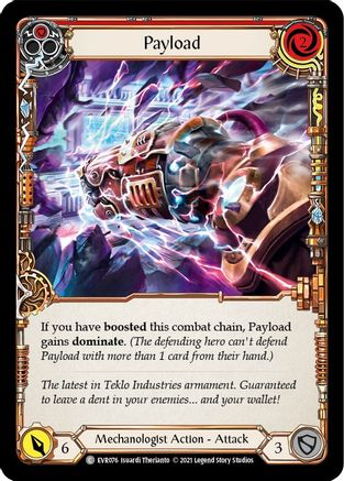 Payload (Red) (EVR076) 1st Edition Rainbow Foil - Everfest