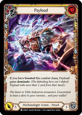 Payload (Yellow) (EVR077) (1st Edition) Rainbow Foil - Everfest