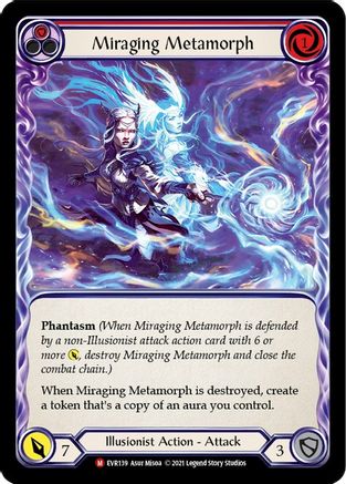 Miraging Metamorph (EVR139) (1st Edition) Rainbow Foil - Everfest