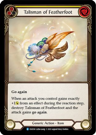 Talisman of Featherfoot (EVR190) (1st Edition) Cold Foil - Everfest