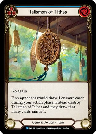 Talisman of Tithes (EVR192) (1st Edition) - Everfest