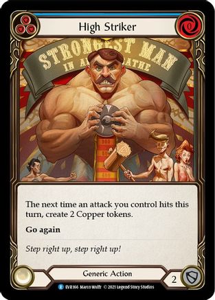 High Striker (Blue) (EVR166) 1st Edition - Everfest