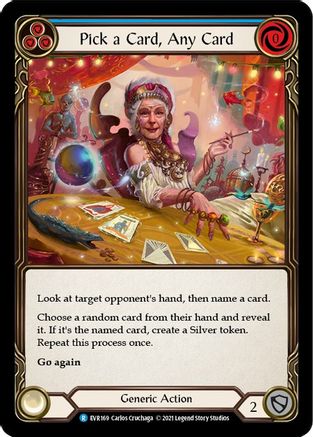 Pick a Card, Any Card (Blue) (EVR169) (1st Edition) - Everfest