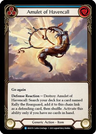 Amulet of Havencall (EVR178) 1st Edition Cold Foil - Everfest
