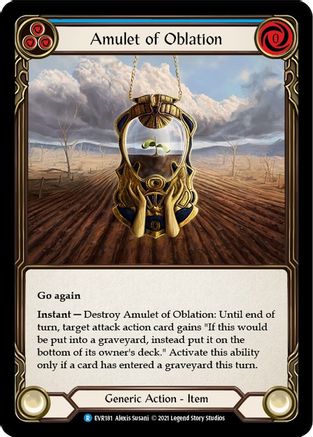 Amulet of Oblation (EVR181) (1st Edition) - Everfest