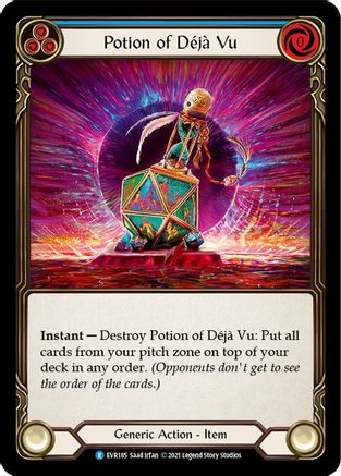Potion of Deja Vu (EVR185) (1st Edition) Cold Foil - Everfest