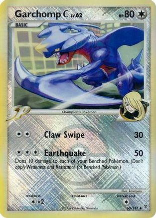 Garchomp C - 60/147 (League Promo) (60) Reverse Holofoil - League & Championship Cards