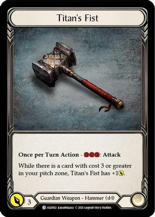 Titan's Fist (OLD002)  - Blitz Deck: Tales of Aria - Oldhim