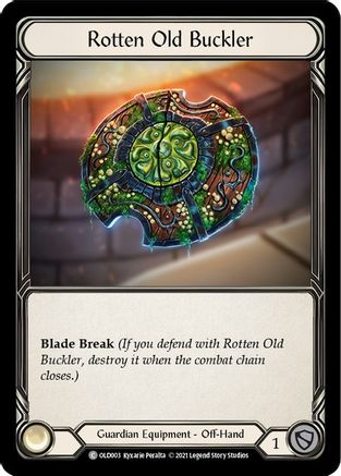 Rotten Old Buckler (OLD003)  - Blitz Deck: Tales of Aria - Oldhim