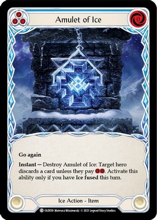 Amulet of Ice (OLD018)  - Blitz Deck: Tales of Aria - Oldhim