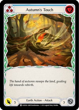 Autumn's Touch (Blue) (OLD024)  - Blitz Deck: Tales of Aria - Oldhim