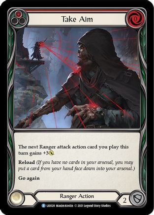 Take Aim (Red) (LXI028)  - Blitz Deck: Tales of Aria - Lexi