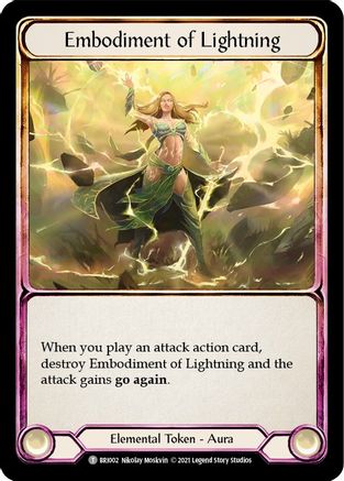 Embodiment of Lightning // Embodiment of Earth (BRI002)  - Blitz Deck: Tales of Aria - Briar
