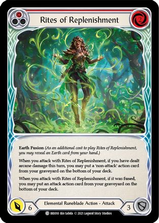 Rites of Replenishment (Red)  (BRI010) - Blitz Deck: Tales of Aria - Briar