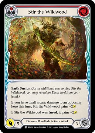 Stir the Wildwood (Red) (BRI011) - Blitz Deck: Tales of Aria - Briar