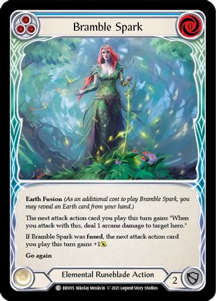 Bramble Spark (Blue) (BRI015)  - Blitz Deck: Tales of Aria - Briar