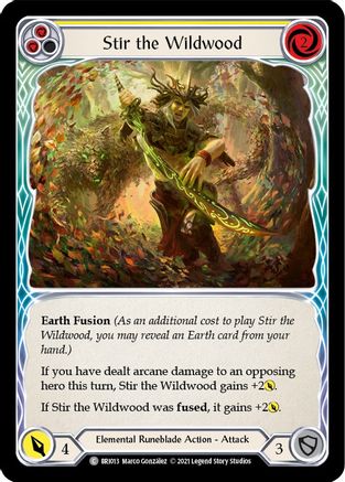 Stir the Wildwood (Yellow) (BRI013) - Blitz Deck: Tales of Aria - Briar