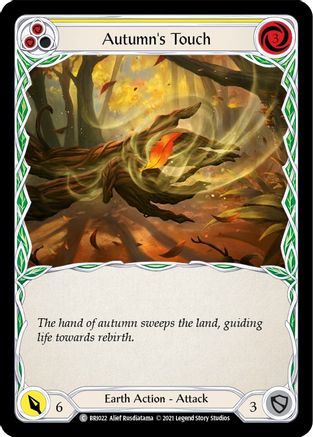 Autumn's Touch (Yellow) (BRI022)  - Blitz Deck: Tales of Aria - Briar