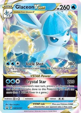 Glaceon VSTAR - SWSH197 (SWSH197) Holofoil - SWSH Sword & Shield Promo Cards