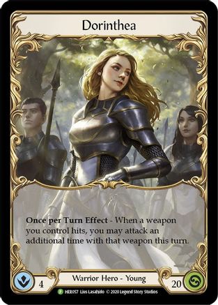 Dorinthea - HER057 (HER057) Cold Foil - Flesh and Blood: Promo Cards