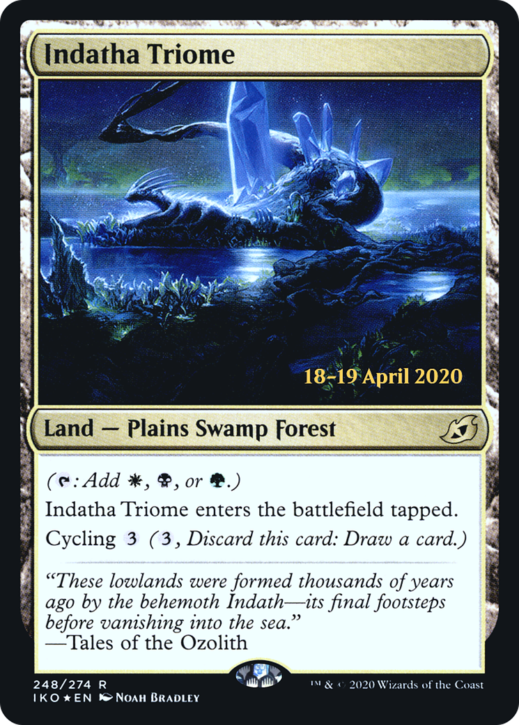 Indatha Triome [Ikoria: Lair of Behemoths Prerelease Promos] | Silver Goblin