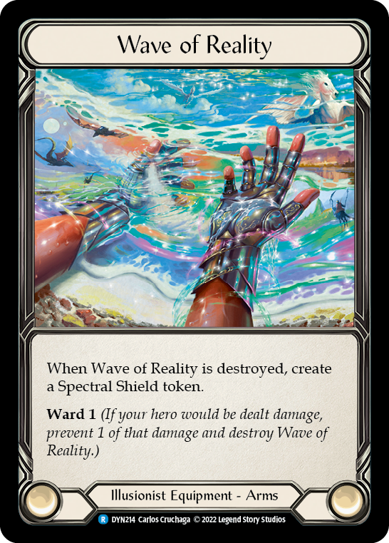 Wave of Reality Rainbow Foil (DYN214) - Dynasty | Silver Goblin