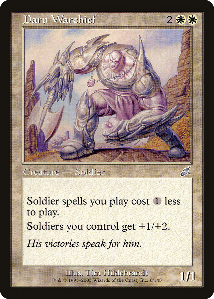 Daru Warchief [Scourge] Foil