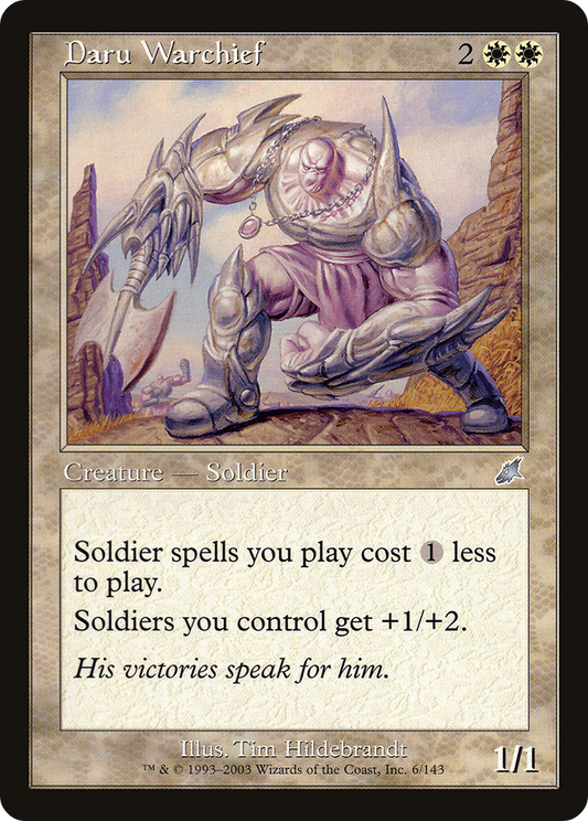 Daru Warchief [Scourge] Foil