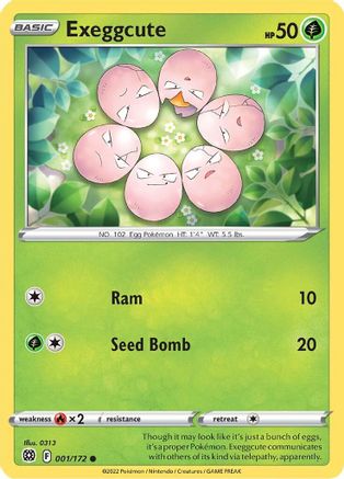 Exeggcute (1) Reverse Holofoil - Brilliant Stars