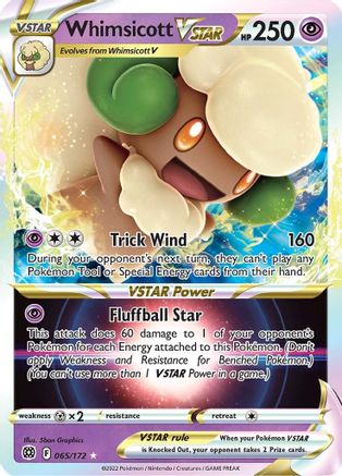 Whimsicott VSTAR (065/172) [Sword & Shield: Brilliant Stars] | Silver Goblin