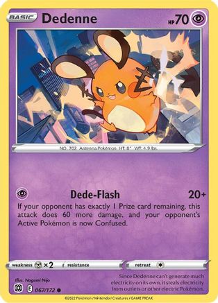 Dedenne (067/172) [Sword & Shield: Brilliant Stars] | Silver Goblin