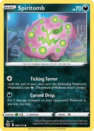 Spiritomb (89) Reverse Holofoil - Brilliant Stars
