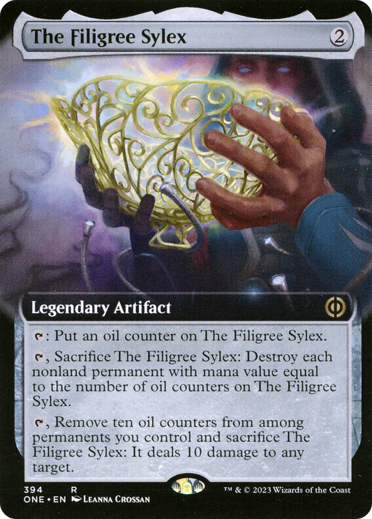 The Filigree Sylex (Extended Art) [Phyrexia: All Will Be One] Foil
