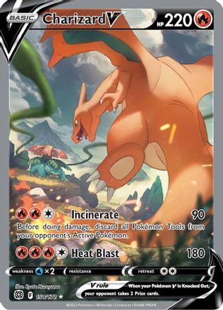 Charizard V (Alternate Full Art) (154) Holofoil - Brilliant Stars