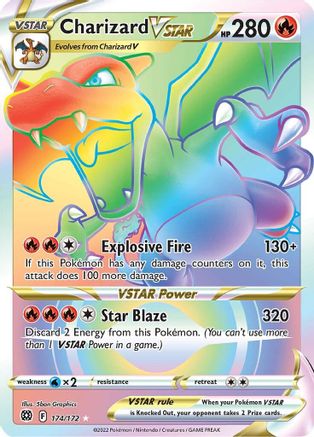 Charizard VSTAR (Secret) (174) Holofoil - Brilliant Stars