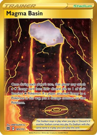 Magma Basin (Secret) (185) Holofoil - Brilliant Stars