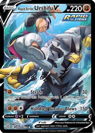 Rapid Strike Urshifu V (TG20) Holofoil - Brilliant Stars Trainer Gallery