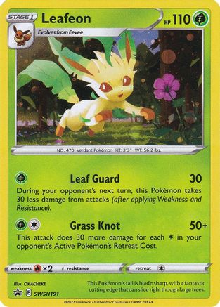 Leafeon - SWSH191 (SWSH191) Holofoil - SWSH Sword & Shield Promo Cards