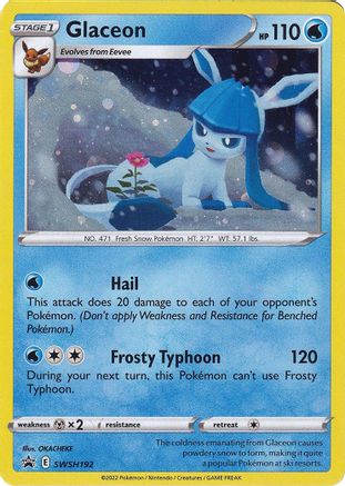 Glaceon - SWSH192 (SWSH192) Holofoil - SWSH Sword & Shield Promo Cards
