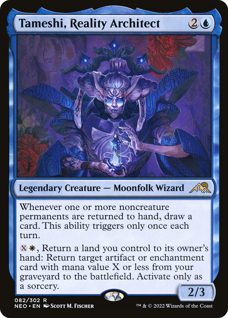 Tameshi, Reality Architect (082) Foil - Kamigawa: Neon Dynasty